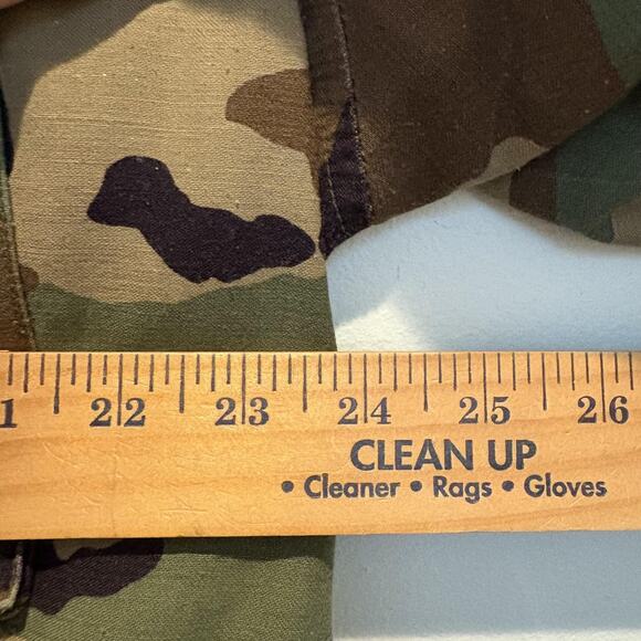 Vintage 1983 U.S. Army M-65 Field Jacket Large Woodland Camo Alpha Industries - Picture 15 of 16